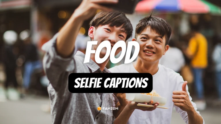 Food Selfie Captions